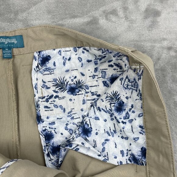 One Day Away Stretch Knit Casual Flat Front Men's Size 36 - Picture 3 of 7